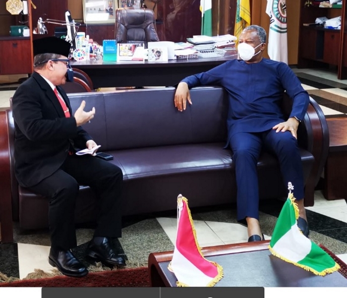 Dubes RI Abuja dan Menlu Nigeria Sepakati Pentingnya  Peningkatan Kerja Sama Bilateral Indonesia-Nigeria
