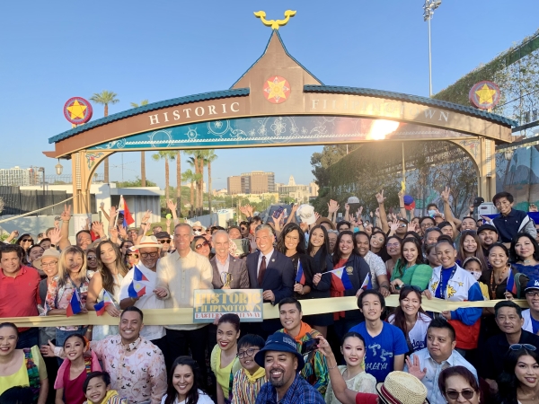 Historic Filipinotown Eastern Gateway Officially Unveiled with Community Celebration
