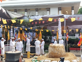 Upacara Pengecoran Rupang Buddha Nusantara di VJDJ Berlangsung Khidmat